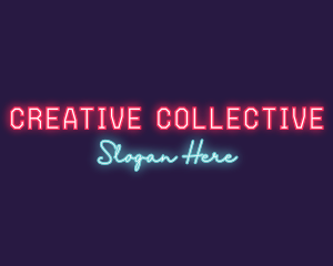 Neon Club Bar logo design