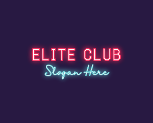 Club - Neon Club Bar logo design