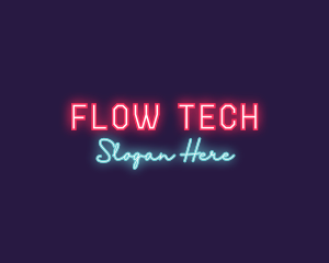 Neon Club Bar logo design