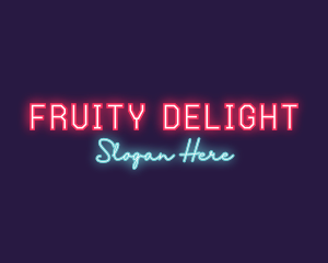 Neon Club Bar logo design