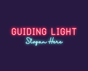 Neon Club Bar logo design