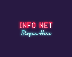 Neon Club Bar logo design