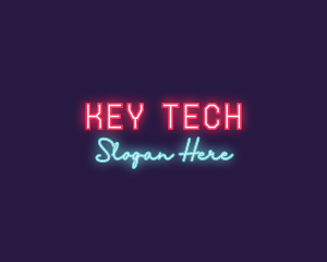 Neon Club Bar logo design