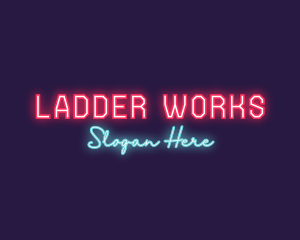 Neon Club Bar logo design