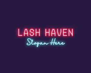 Neon Club Bar logo design