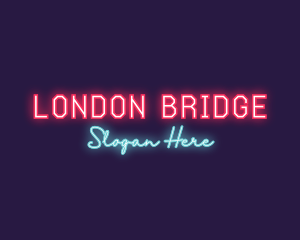 Neon Club Bar logo design