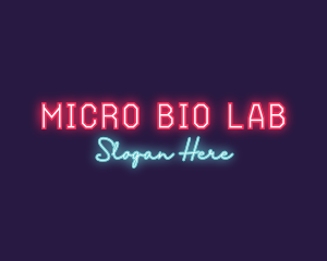 Neon Club Bar logo design