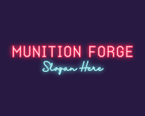 Neon Club Bar logo design