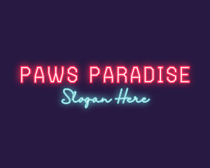 Neon Club Bar logo design