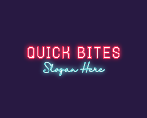 Neon Club Bar logo design