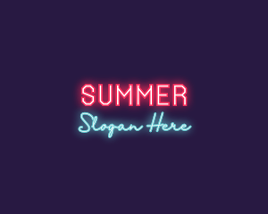 Neon Club Bar logo design