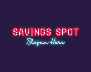 Neon Club Bar logo design