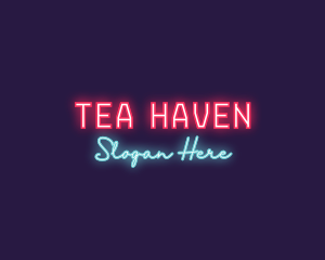 Neon Club Bar logo design