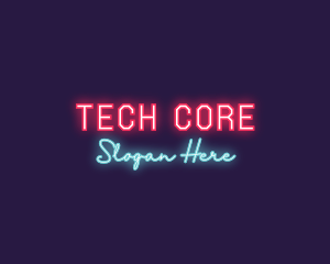 Neon Club Bar logo design