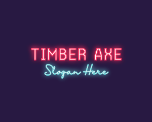 Neon Club Bar logo design