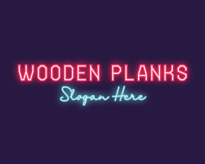 Neon Club Bar logo design