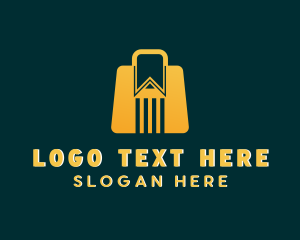 Supermarket - Shopping Bag Merchandise logo design