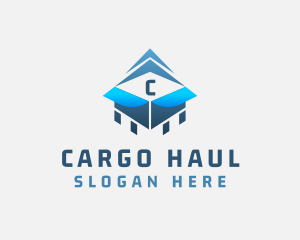 Cargo Box Logistics Mover logo design