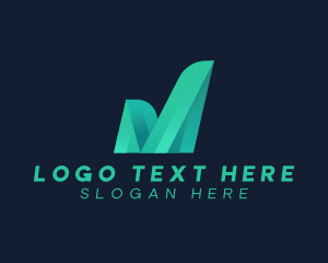 Letter M - Multimedia Professional Marketing logo design