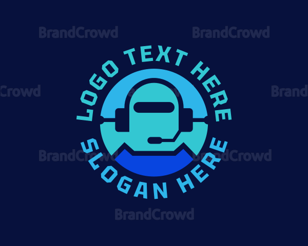 Robot Customer Support Logo