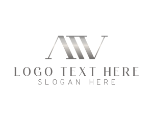 Venture Capital - Luxury Hotel Letter AW logo design