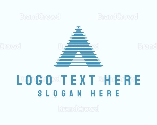 Geometric Marketing Letter A Logo