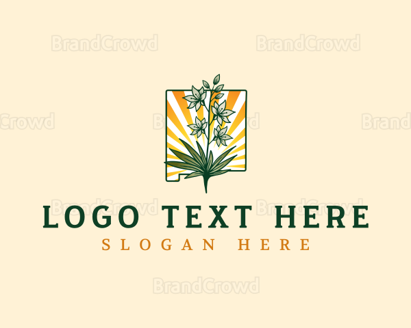 New Mexico Nature Flower Logo