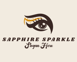 Beauty Eyelash Sparkle logo design