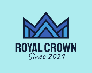 Prince - Modern Geometric Crown logo design