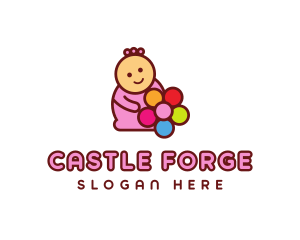 Kids Birthday Party logo design