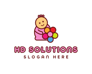 Kids Birthday Party logo design