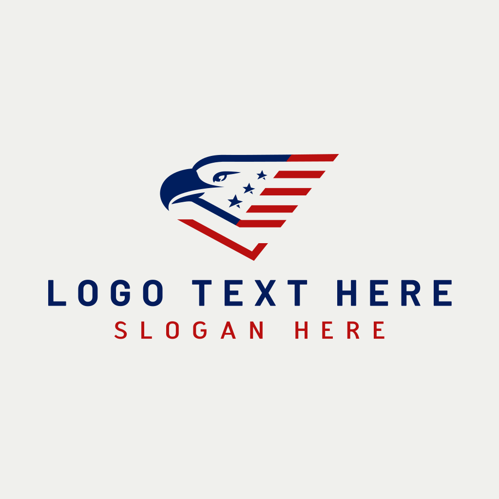 Patriotic American Eagle Logo Brandcrowd Logo Maker 