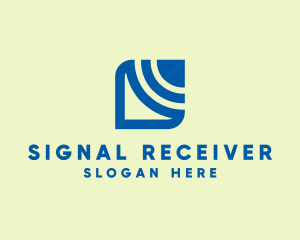 Modern Leaf Signal logo design