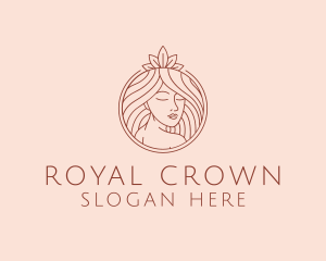 Crown Princess Cosmetics logo design