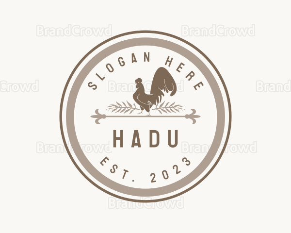 Poultry Chicken Farm Logo