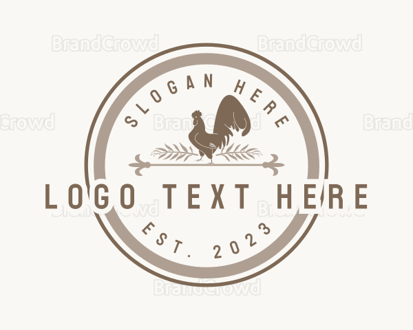 Poultry Chicken Farm Logo