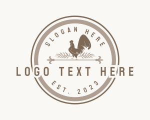 Rustic - Poultry Chicken Farm logo design