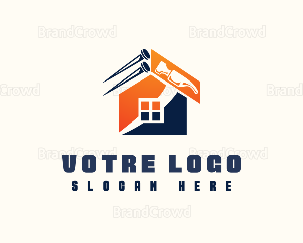 Construction Repair Workshop Logo