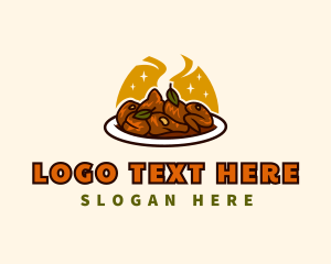 Lechon - Filipino Cuisine Adobo logo design