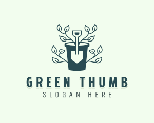 Trowel Plant Landscaping logo design