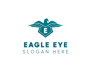 Eagle Wings Crest logo design