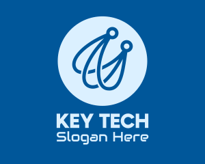 Blue Circuit Tech Company logo design