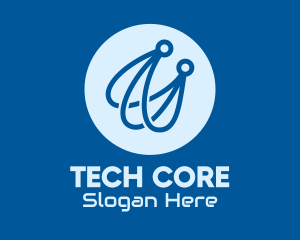 Blue Circuit Tech Company logo design