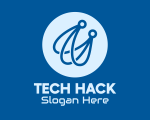 Blue Circuit Tech Company logo design