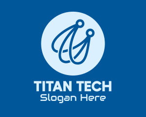 Blue Circuit Tech Company logo design