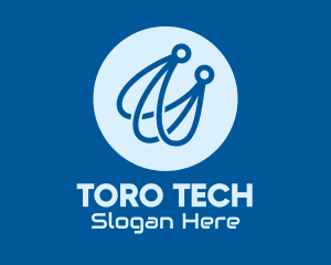 Blue Circuit Tech Company logo design