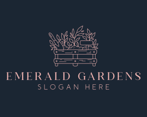 Landscaping Plant Gardening logo design