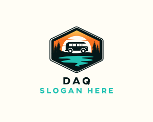 Outdoor River Camping Van Logo