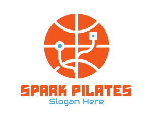 App - Electronic Basketball Technology logo design