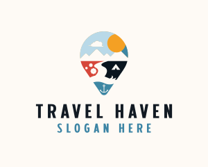 Adventure Travel Destination  logo design